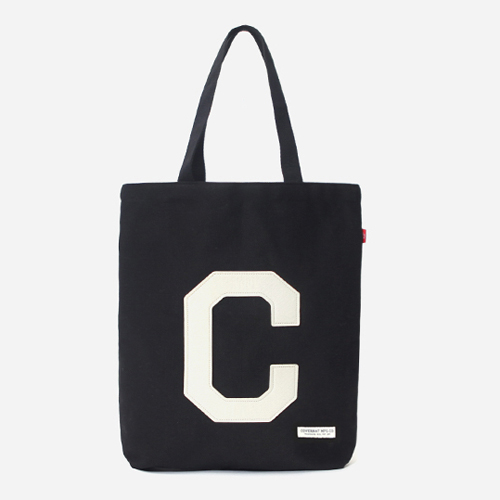 FW C LOGO ECO BAG-BLACK