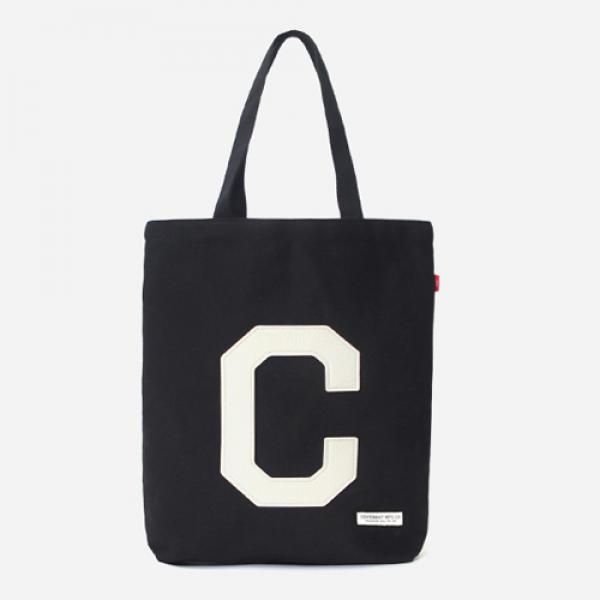 FW C LOGO ECO BAG-BLACK