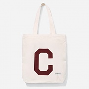 FW C LOGO ECO BAG-BURGANDY