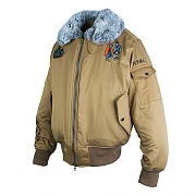 [ROMANTIC CROWN]  Bomber jacket_BEIGE