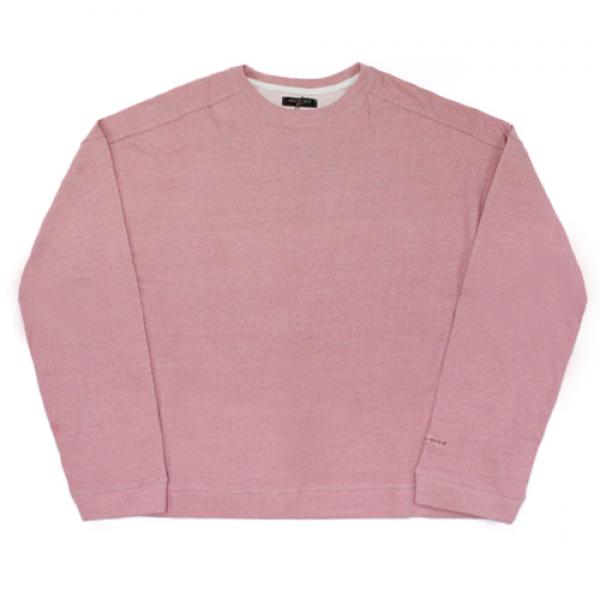 [NAMEOUT] BASIC OVERSIZED CREWNECK SWEATSHIRTS - PINK