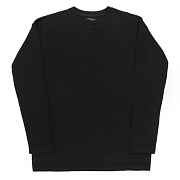 [NAMEOUT] BASIC OVERSIZED SLEEVE T - BLACK
