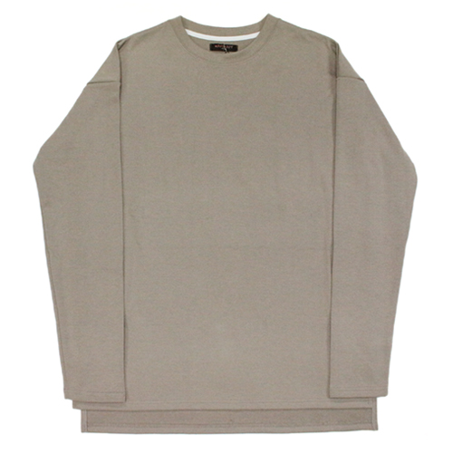 [NAMEOUT] BASIC OVERSIZED SLEEVE T - ASH