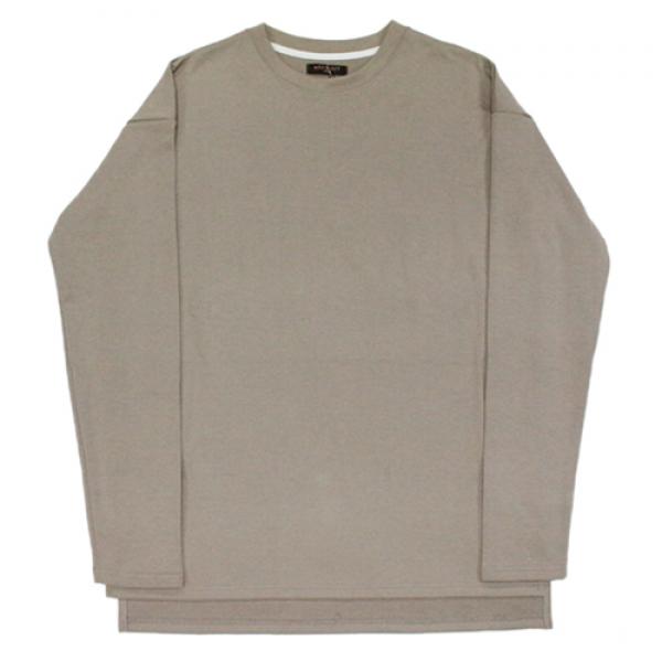 [NAMEOUT] BASIC OVERSIZED SLEEVE T - ASH
