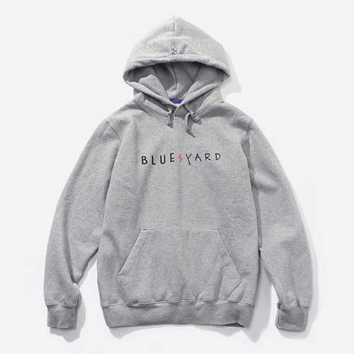 BLUEYARD LOGO HOODIE-GRAY