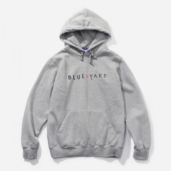 BLUEYARD LOGO HOODIE-GRAY