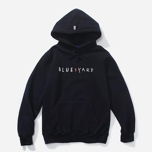 BLUEYARD LOGO HOODIE-NAVY
