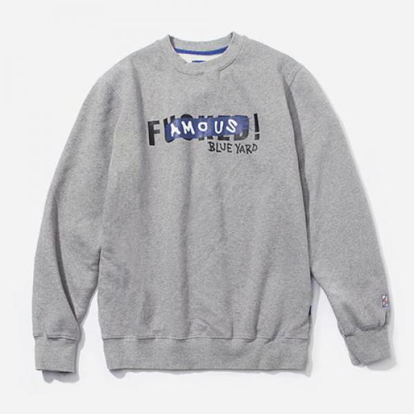 FAMOUS CREWNECK-GRAY