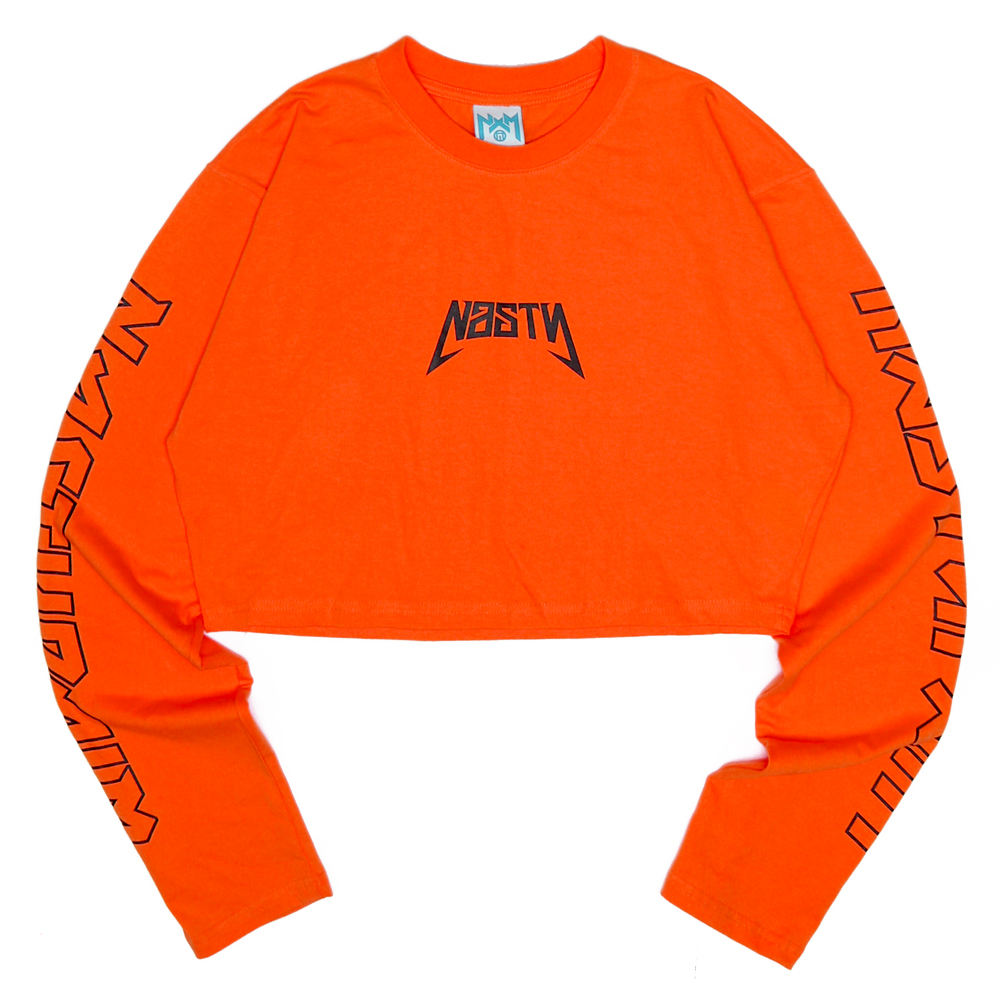 [NYPM] NASTY SEEK LONGSLEEVE FIT TEE (ORANGE)