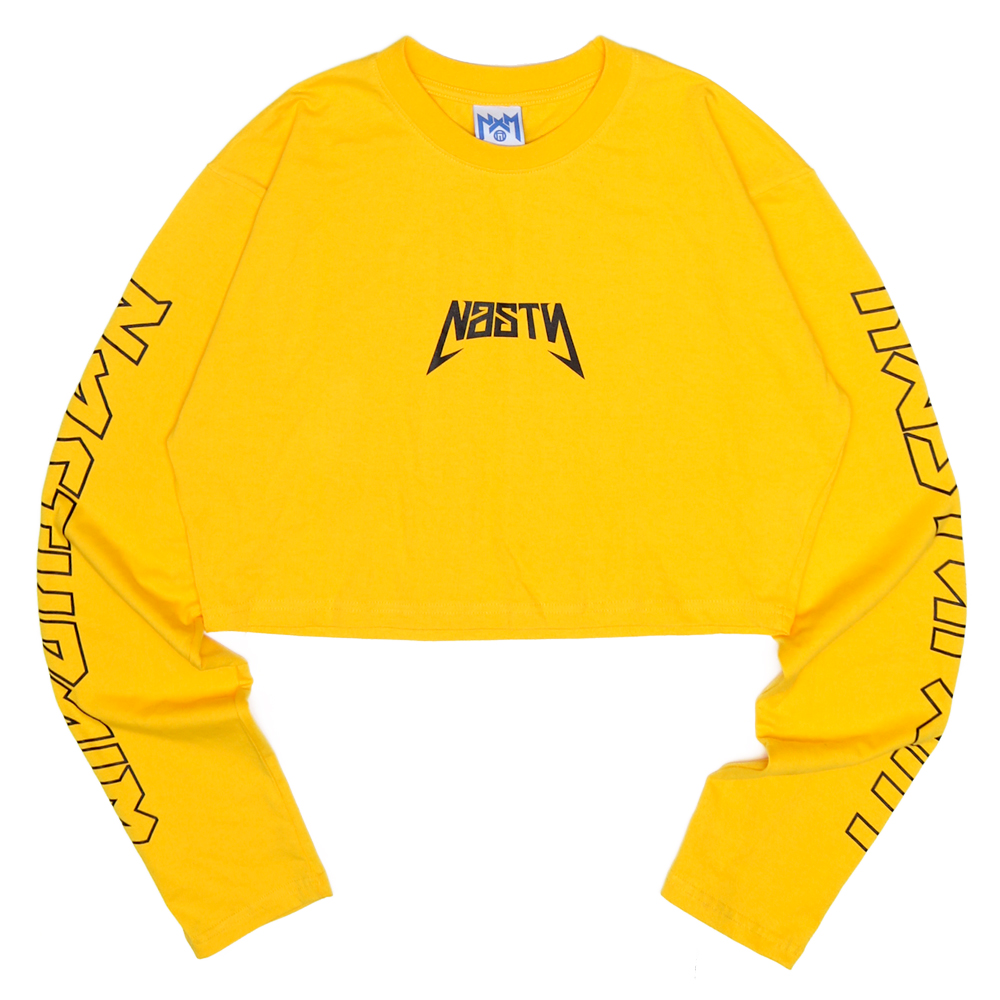 [NYPM] NASTY SEEK LONGSLEEVE FIT TEE (YELLOW)