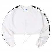 [NYPM] NASTY LINE FIT SWEATSHIRTS (WHT)