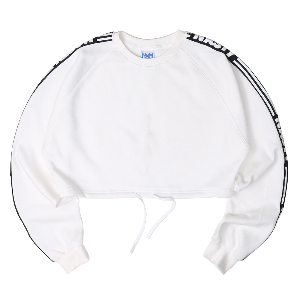 [NYPM] NASTY LINE FIT SWEATSHIRTS (WHT)