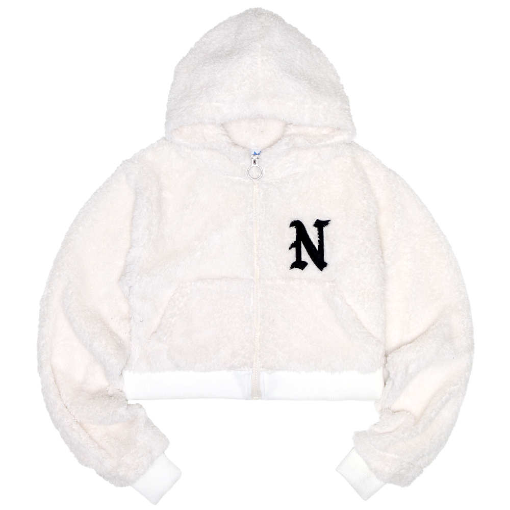 [NYPM] FRUFFY NASTY ZIPUP HOODY (WHITE)