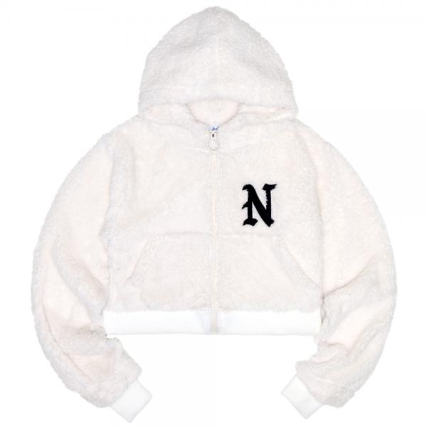 [NYPM] FRUFFY NASTY ZIPUP HOODY (WHITE)