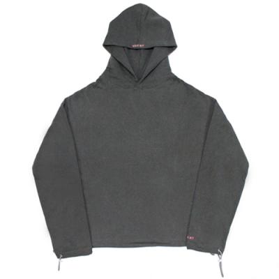 [NAMEOUT] CROPPED HOODY - CHARCOAL