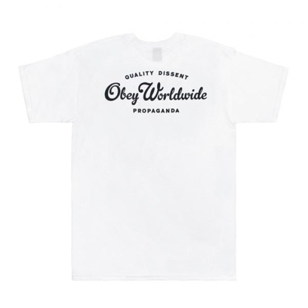 (163081303)QUALITY DISSENT PRPGNDA TEE-WHT