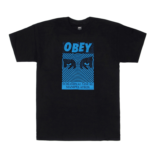 (163081329)SUBLIMINAL VISUAL TEE-BLK