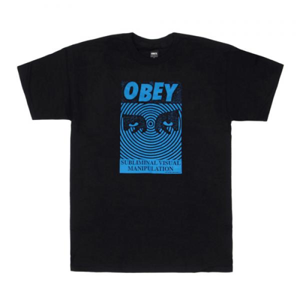 (163081329)SUBLIMINAL VISUAL TEE-BLK