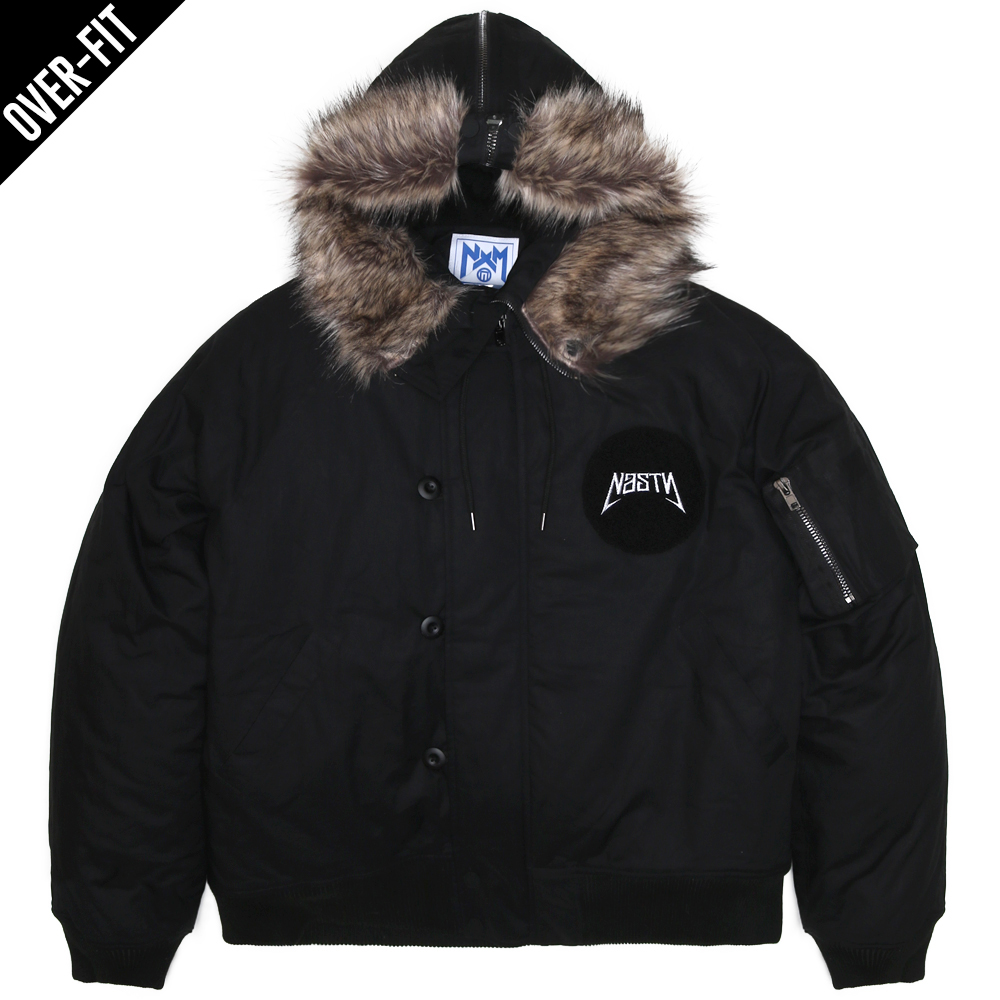 [NYPM] N-NASTY HOODIE MA-1 (BLK)