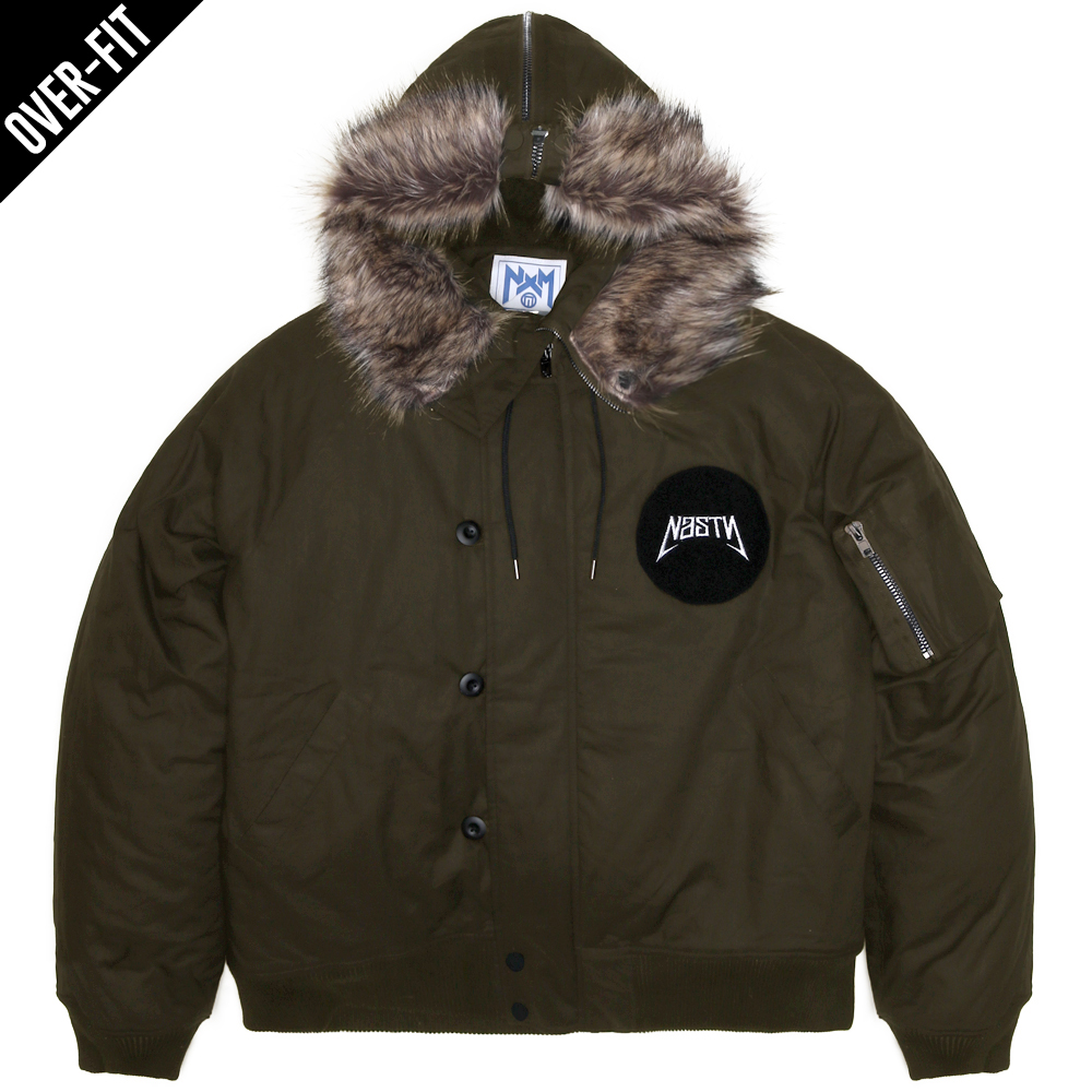 [NYPM] N-NASTY HOODIE MA-1 (KHAKI)
