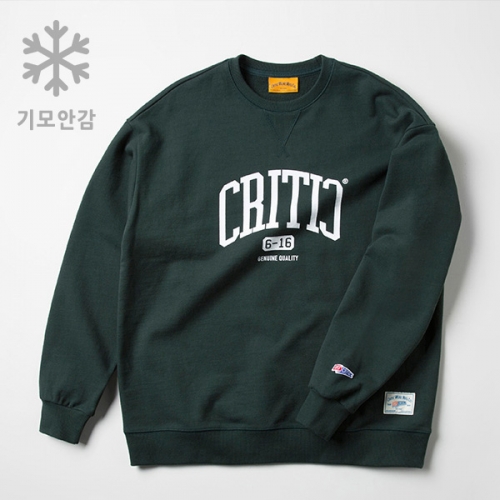 ARCH LOGO OVERFIT SWEAT SHIRT WINTER (GREEN)_CMOSICR81