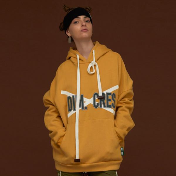 DIM X-LOGO HOODIE_YELLOW