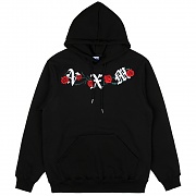 [NYPM] NOISE ROSE HOODIE (BLK)