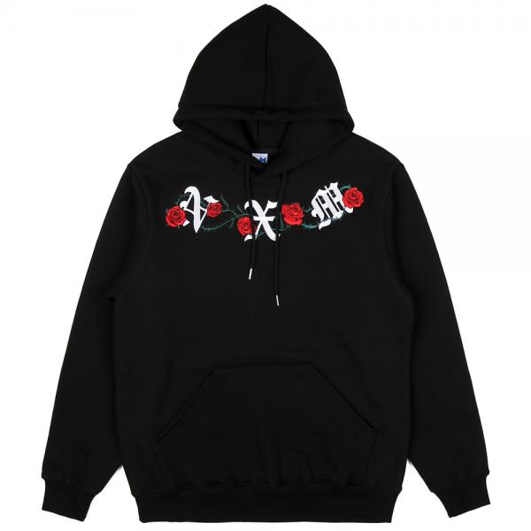 [NYPM] NOISE ROSE HOODIE (BLK)