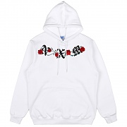 [NYPM] NOISE ROSE HOODIE (WHT)
