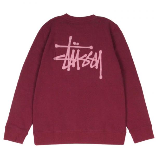 BASIC STUSSY CREW-GRPE
