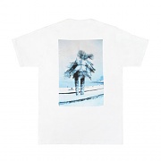 SNOW PALM TEE-WHT