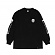 (TS65M02)THRASHER TDS LS TEE-BLK