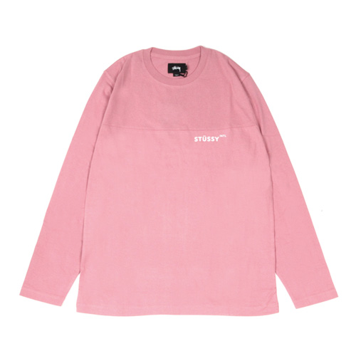 PANEL CREW JERSEY-PINK