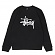 CHAIN STITCH APP. CREW-BLACK