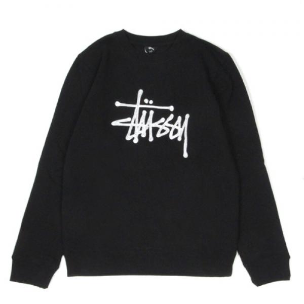 CHAIN STITCH APP. CREW-BLACK