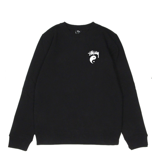 STOCK YIN YANG CREW-BLACK