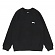 STOCK RAGLAN LS CREW-BLK