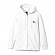 BASIC STUSSY ZIP HOOD-WHITE