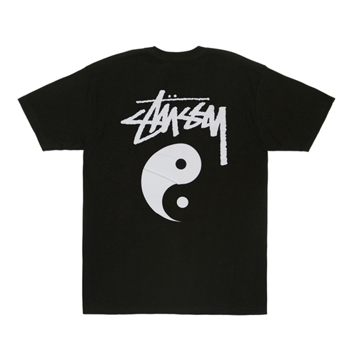 STOCK YIN YANG TEE-BLK