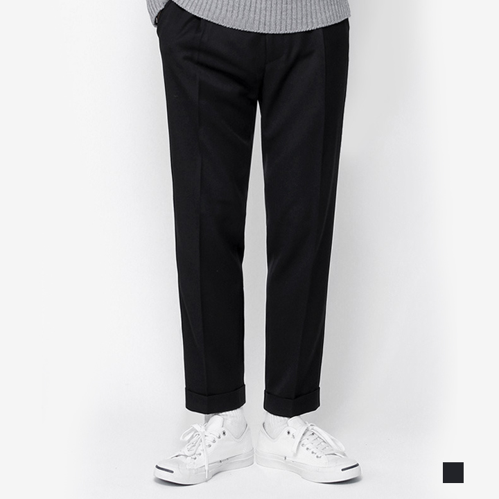 Onetuck Regular Slacks Black