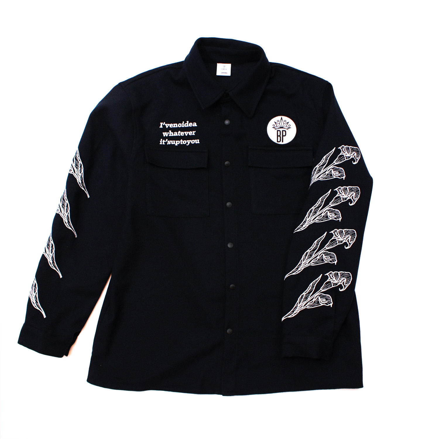 FLOWER EMBROIDERY SHIRT