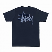 BASIC STUSSY TEE-NAVY