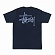 BASIC STUSSY TEE-NAVY