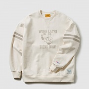 DRINK NOW SWEAT SHIRT (CREAM)_CMOEPCR34UY2