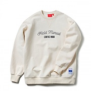 FIELD MANUAL SWEATSHIRT (CREAM)_CTOEPCR03UY5