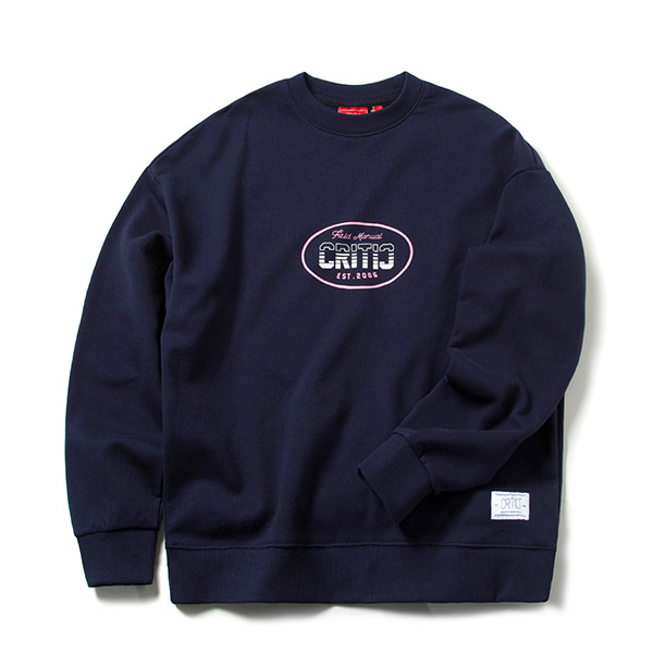 CRITIC RACING LOGO SWEATSHIRT (NAVY)_CTOEPCR04UN0