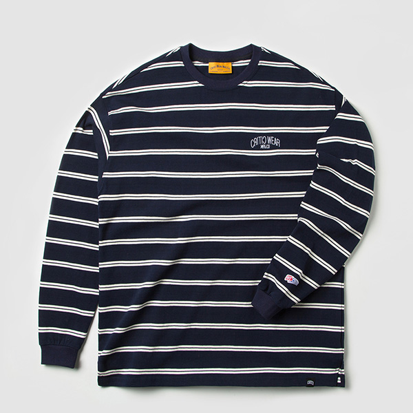 STRIPE LONGSLEEVES (NAVY)_CMOEPRL31UN0