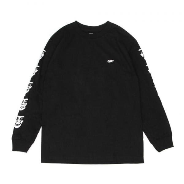(164901247)THE CREEPER LS TEE-BLK