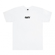 (163081216)OBEY JUMBLED TEE-WHT