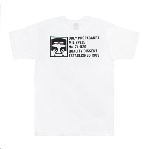 (163081370)HALF FACE MIL SPEC TEE-WHT